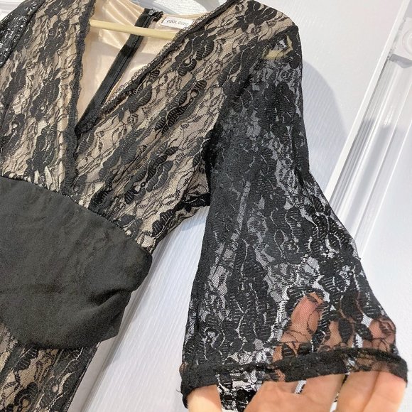 COOL CUBE brand lace dress in black. Size 8 - Picture 4 of 6